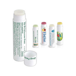 White Stick Petroleum-Free SPF 30 Lip Balm Promotional Custom Imprinted With Logo