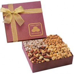 The Chairman Gift Box - Mixed Nuts Promotional Custom Imprinted With Logo
