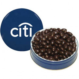 The Grand Tin - Chocolate Covered Almonds Promotional Custom Imprinted With Logo