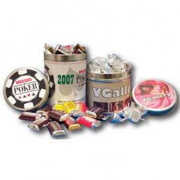 Half Quart Tin - Starlite Mints Promotional Custom Imprinted With Logo