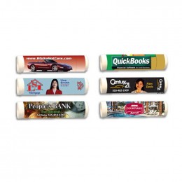 All Natural Lip Balm with SPF 15 Promotional Custom Imprinted With Logo