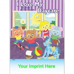 Activity Pad: I Love My Daycare Promotional Custom Imprinted With Logo