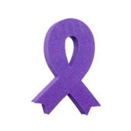 Purple Ribbon Antenna Ball Promotional Custom Imprinted With Logo Purple Ribbon Antenna Ball Promotional Custom Imprinted With Logo