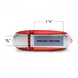 DeNiro 128MB Flash Drive Promotional Custom Imprinted With Logo