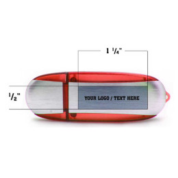 DeNiro 512MB Flash Drive Promotional Custom Imprinted With Logo