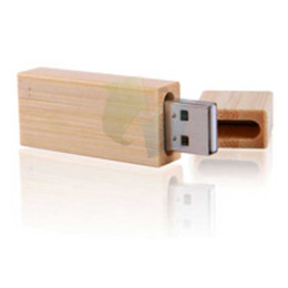 128MB Bamboo Drive - Style b1 Promotional Custom Imprinted With Logo