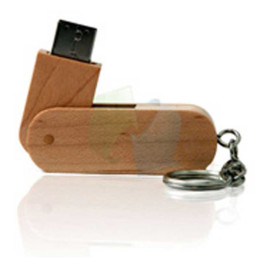 128MB Bamboo Drive - Style b10 Promotional Custom Imprinted With Logo