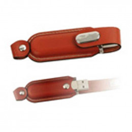 1GB Leather Drive S2 Promotional Custom Imprinted With Logo