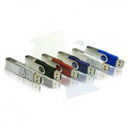 512MB Swivel Drive Promotional Custom Imprinted With Logo
