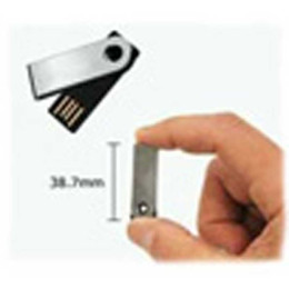 1GB Micro-b Swivel Drive Promotional Custom Imprinted With Logo