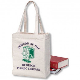 Natural Tote Bag w/ Full Gusset Promotional Custom Imprinted With Logo