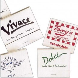 30 Matches - Color on White Promotional Custom Imprinted With Logo 30 Matches - Color on White Promotional Custom Imprinted With Logo