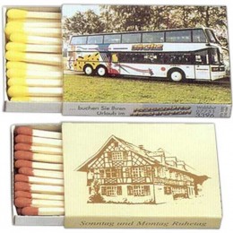 4 in. Cigar Box - 16 matches/box Promotional Custom Imprinted With Logo 4 in. Cigar Box - 16 matches/box Promotional Custom Imprinted With Logo