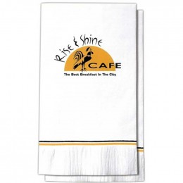 15 x 17 in. Dinner Napkin - 1 ply Promotional Custom Imprinted With Logo 15 x 17 in. Dinner Napkin - 1 ply Promotional Custom Imprinted With Logo