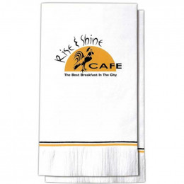 15 x 17 in. Dinner Napkin - 2 ply Promotional Custom Imprinted With Logo 15 x 17 in. Dinner Napkin - 2 ply Promotional Custom Imprinted With Logo