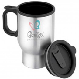 16 oz. Stainless Steel Tumbler with Durable Handle Custom Imprinted With Logo