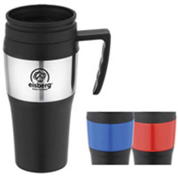 14 oz. Stainless Steel Tumbler with Durable Handle Promotional Custom Imprinted With Logo