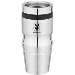 16 oz. Stainless Steel Tumbler with Thumb-Slide Closure Promotional Custom Imprinted With Logo