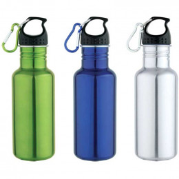 17 oz. Stainless Steel Sport Bottle Promotional Custom Imprinted With Logo