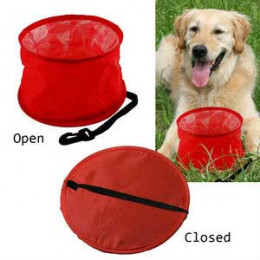 Fold n Go Pet Bowl Promotional Custom Imprinted With Logo
