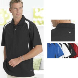 Color Black Performance Polo Promotional Custom Imprinted With Logo