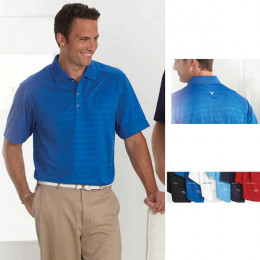 Textured Performance Polo Promotional Custom Imprinted With Logo