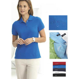 Ladies Classic Pique Polo Promotional Custom Imprinted With Logo