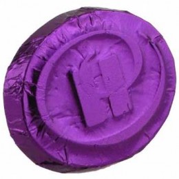 Custom Embossed Chocolate - 1.5" Round/Oval Promotional Custom Imprinted With Logo