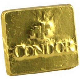 Custom Embossed Chocolate - 1.5" Square Promotional Custom Imprinted With Logo