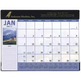Scenic Desk Pad Promotional Custom Imprinted With Logo