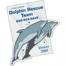 Die Cut Custom Decal - 11in x 11in Promotional Custom Imprinted With Logo