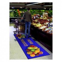 DigiPrint Logo Mat - 3' x 10' with Rubber Backing Promotional Custom Imprinted With Logo