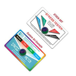 Stress Card with Stress Crystal Promotional Custom Imprinted With Logo Stress Card with Stress Crystal Promotional Custom Imprinted With Logo