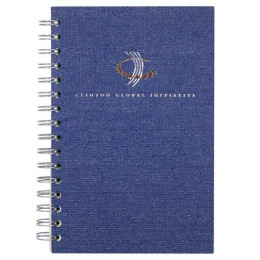 Eco Spiral Journals 5 1/2 x 8 1/2 Promotional Custom Imprinted With Logo
