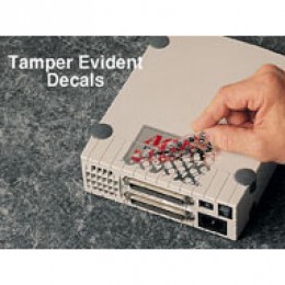 Custom Tamper-Evident Security Decal - 5in x 5in Promotional Custom Imprinted With Logo