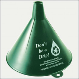 Recycled One Pint Funnel Promotional Custom Imprinted With Logo Recycled One Pint Funnel Promotional Custom Imprinted With Logo