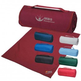 Sweatshirt Roll-Up Blanket - Transfer Promotional Custom Imprinted With Logo