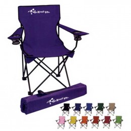 Folding Chair with Carrying Bag Promotional Custom Imprinted With Logo