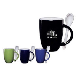 12 oz. Spooner Mug Promotional Custom Imprinted With Logo