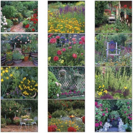 Economy Appointment Calendar - Garden Walk Promotional Custom Imprinted With Logo