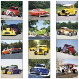 Economy Appointment Calendar - Street Rods Promotional Custom Imprinted With Logo