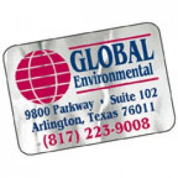 Overlaminated Custom Decal - 5in x 5in Promotional Custom Imprinted With Logo