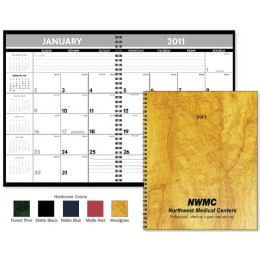Hardcover Monthly Planner Promotional Custom Imprinted With Logo