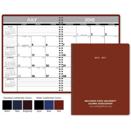 Academic Monthly Planner Promotional Custom Imprinted With Logo