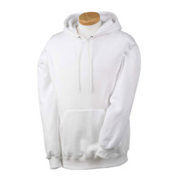 Fruit of the Loom Super Heavyweight Cotton Pullover Hood - White Promotional Custom Imprinted With Logo Fruit of the Loom Super Heavyweight Cotton Pullover Hood - White Promotional Custom Imprinted With Logo