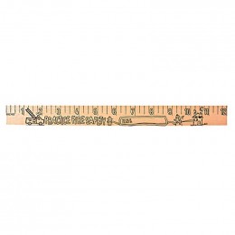U Color Ruler - Fire Safety Promotional Custom Imprinted With Logo