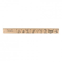 U Color Ruler - Kids Playing Sports Promotional Custom Imprinted With Logo