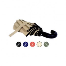 Traditional Black Wood Crook Folding Umbrella Promotional Custom Imprinted With Logo Traditional Black Wood Crook Folding Umbrella Promotional Custom Imprinted With Logo