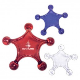Star Shape Massager Promotional Custom Imprinted With Logo