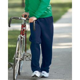 Jerzees NuBlend Open Bottom Sweatpants Promotional Custom Imprinted With Logo